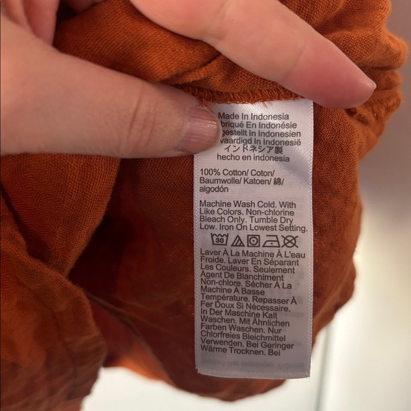 NWT Madewell Cotton Mini Dress - Picture 6 of 7